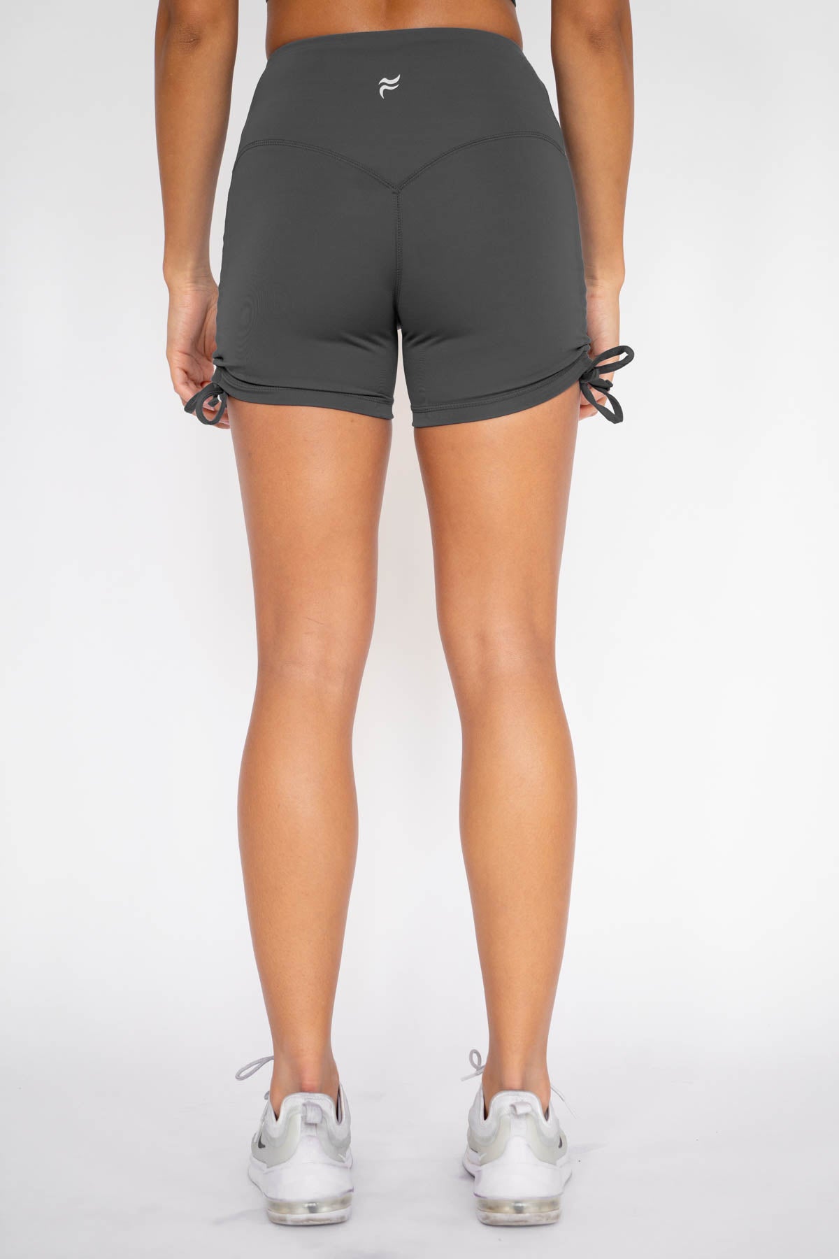 Isla Drawstring Shorts Charcoal Grey XS S M L XL