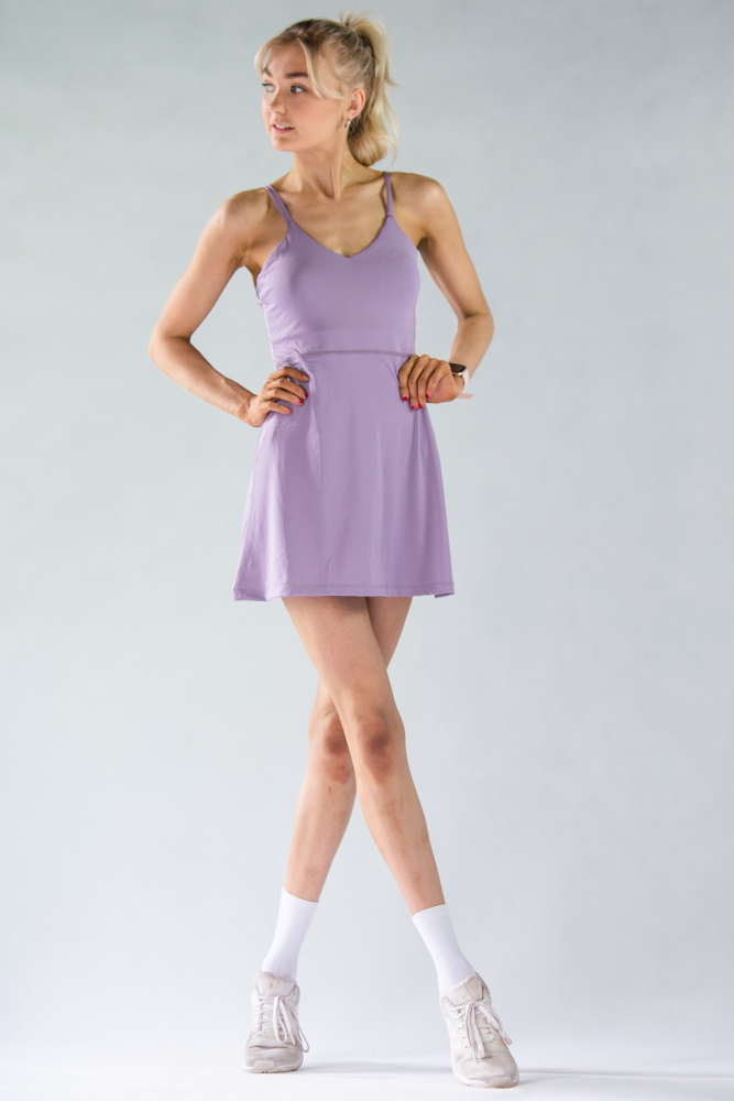 Jade Strappy Dress   Heirloom lilac XS S M L XL